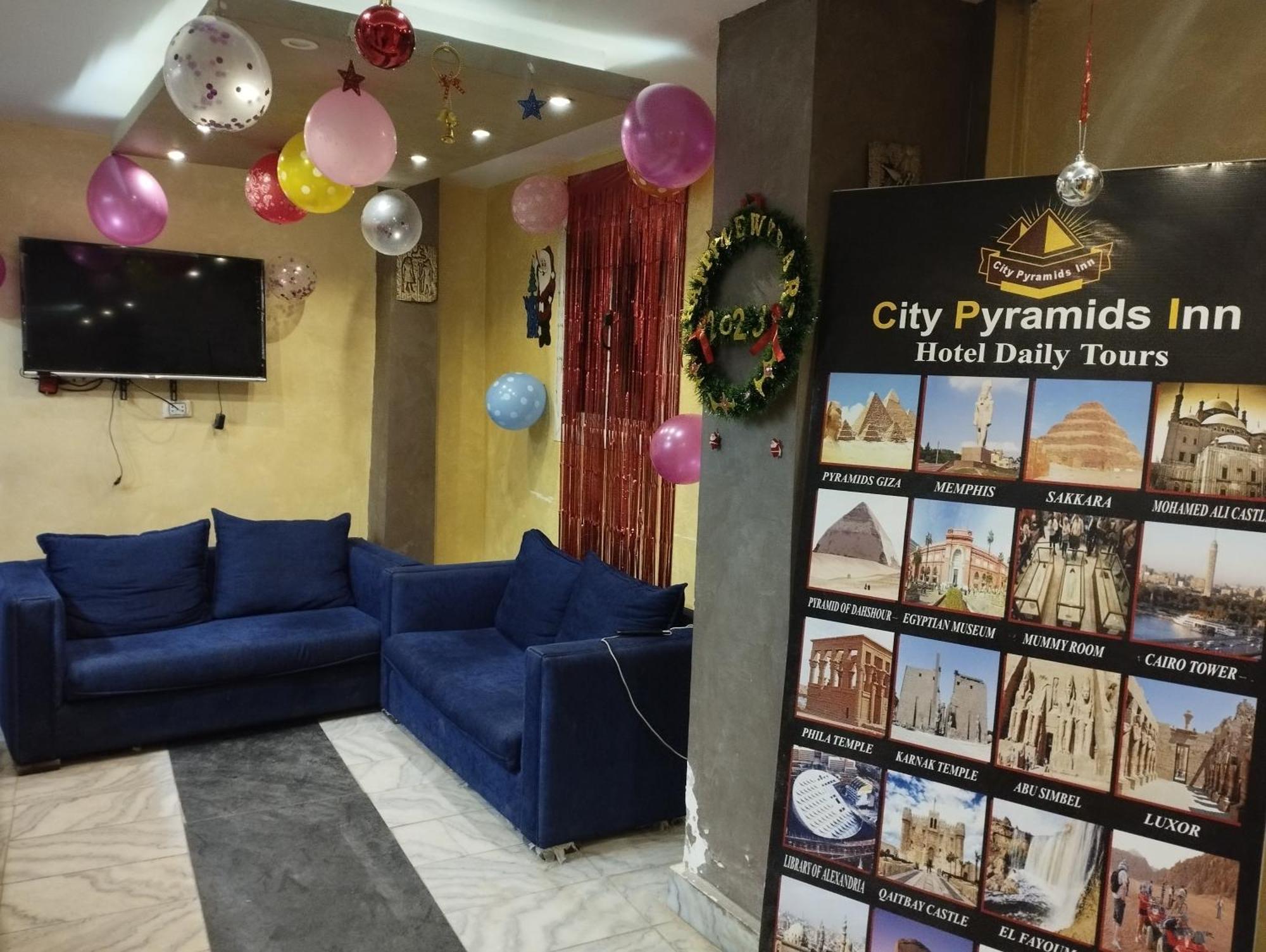 City Pyramids Inn Kafret el-Gabal Buitenkant foto